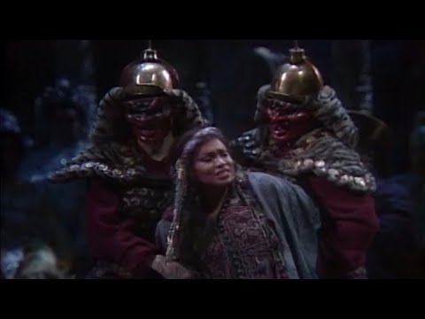 Turandot: Liu's death with lyrics - Mitchell/Domingo/Plishka - MET OPERA - Levine/Zeffirelli