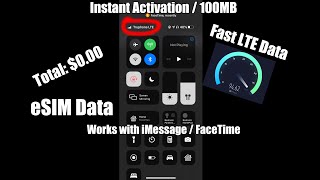 How to Get Free eSIM Mobile Data 100MB LTE - 4K