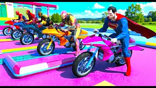 Spider-Man Rescue batman vs iron man vs hulk funny Game GTA 5 superhero