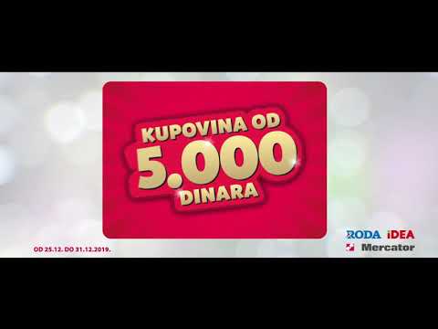 Roda | Velika nagradna akcija | 1.000.000 grebalica svaka dobitnica 25.12 - 31.12.2019.