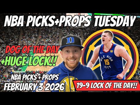 NBA Picks Today Tuesday 2/3/2026 | Free NBA Best Bets, Player Props, and Predictions