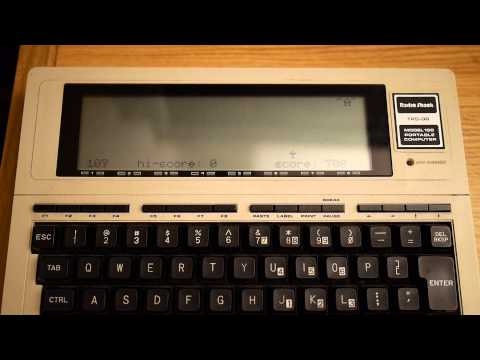 Tandy Radio Shack TRS-80 Model 100 - Alien Space Invader