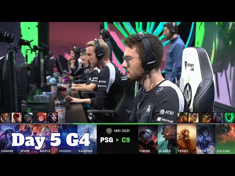 PSG vs C9 - Day 5 LoL MSI 2021 Rumble Stage | PSG Talon vs Cloud 9 full game
