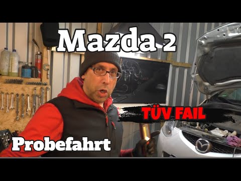 Mazda 2 -Probefahrt und TÜV fail
