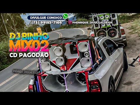 CD REMIX PAGODÃO - DJ BINHO MIX02 - MÉDIO E GRAVE - PAGOFUNK DOIDO PRA PAREDÃO