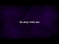 Erik Grönwall - Stay (Lyrics) 