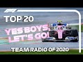 Top 20 F1 Team Radio Moments of 2020!