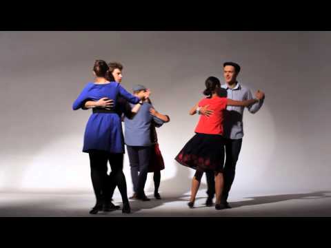 Oberek z Radomszczyzny lekcja tańca nr 12 - wirowanie w parze po kole w II kierunku