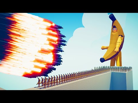 100x BANANS + GIANTS vs EVERY GOD - TABS | Totally Accurate Battle Simulator 2023