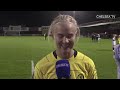 “We showed we can play football in the 2nd half” | Pernille Harder
