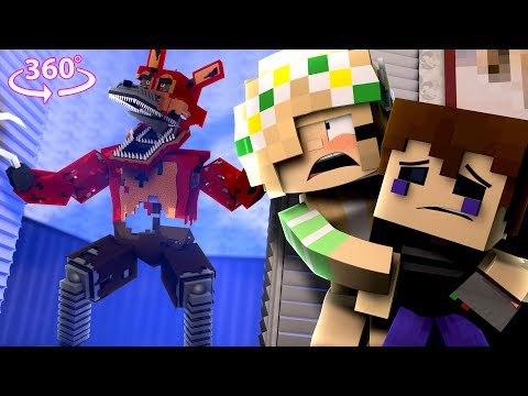 Friend - 360° Five Nights At Freddy's - NIGHTMARE FOXY VISION - Minecraft 360° VR Video