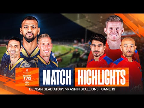 Abu Dhabi T10 2025 I Spiel 19 Highlights: Deccan Gladiators gegen Aspin Stallions | Saison 9