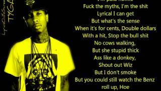 Tyga Black and Yellow LYRICS ON SCREEN + Ringtone Download.m