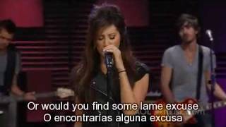 Ashley Tisdale - What If +lyrics (Ingles+Español)+HD