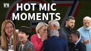 Hot mic moments at G7: Leaders heard sharing personal and political gossip