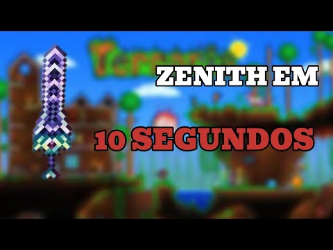 COMO PEGAR A ZENITH EM 10 SEGUNDOS! - Terraria