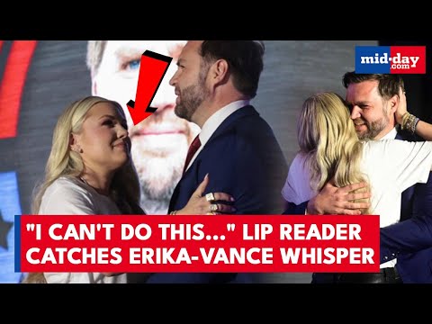 Erika Kirk’s WHISPER to VP J.D. Vance DECODED | The Moment Behind the Hug Explained - WATCH
