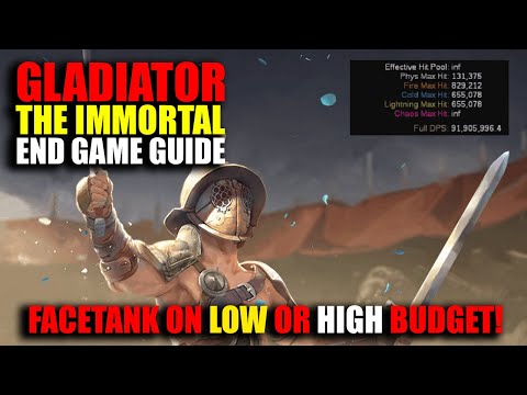Low & High Budget Immortal Glad |  Tank anything on any budget | End Game Guide | POE 3.27