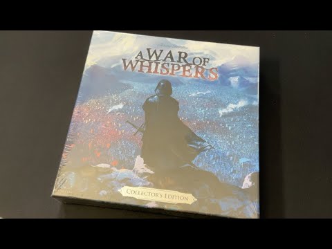 The Discriminating Gamer: A War of Whispers: Collector's Edition unboxing with Ray