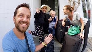 Familjen reser till Nya Zeeland från Thailand VLOGG