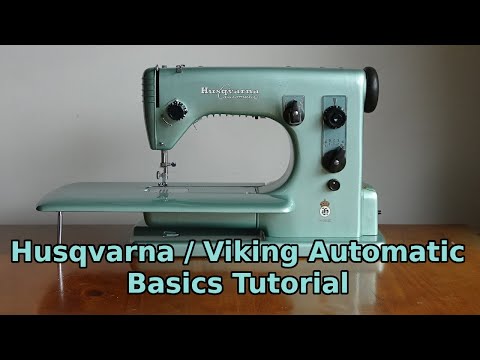 Verwendung der klassischen Husqvarna / Viking Automatic 21e – Grundlagen