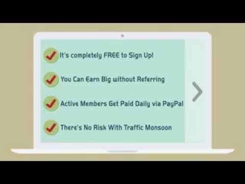 TRAFFICMONSON-traffic exchange + rev share 110% + PTC