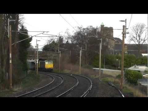 86612/86604 4m27 Coatbridge - Crewe liner 5th Feb. 2013 Part 2