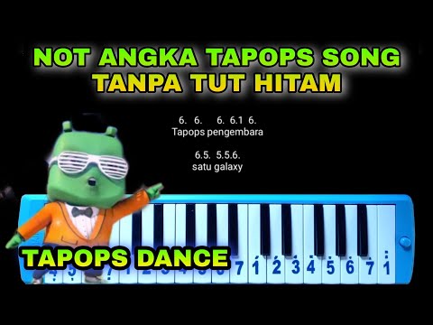 Not Pianika Tapops Song Tanpa Not Hitam