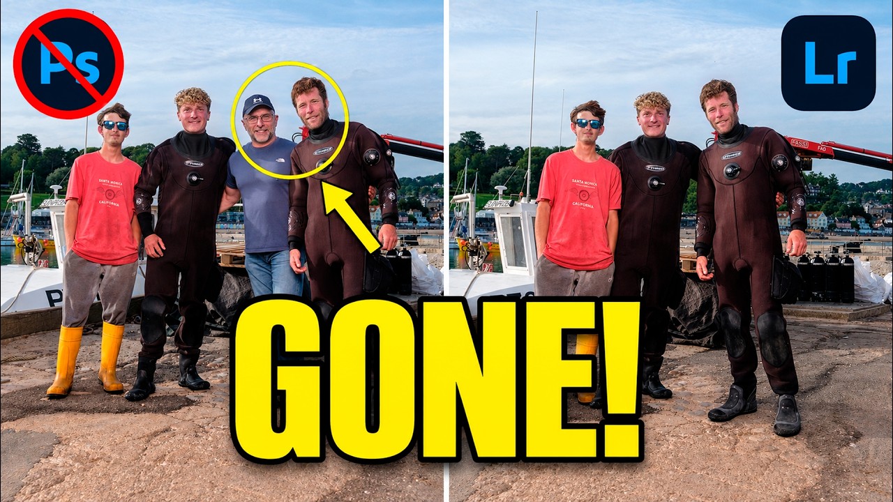 Removing People in Lightroom When You Don't Use Photoshop