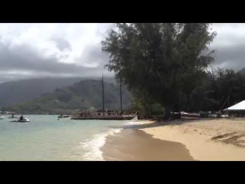 The Hokulea at Kualoa Park