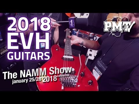 NAMM 2018 - New Eddie Van Halen EVH guitars Inc Wolfgang Special