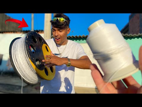 PEZOCA WOUND 1000 YARDS OF VERA CRUZ YARN - HE WAS VERY HAPPY!!!