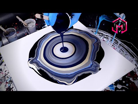 NEXT LEVEL Acrylic Pouring - 3D Geode Acrylic Pour