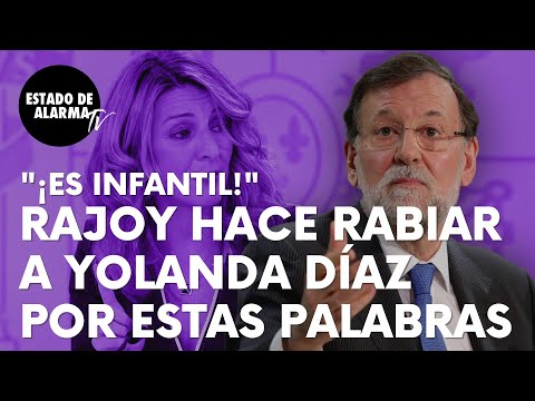 Las palabras de Rajoy que hacen rabiar a la ministra comunista Yolanda Díaz: “¡Es infantil!”