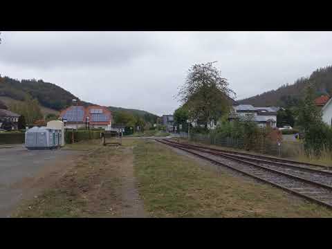 Beinahunfall im Bahnhof Hachen...
