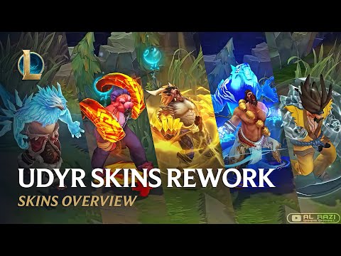 All Udyr Skins Rework | Skins Overview - League of Legends