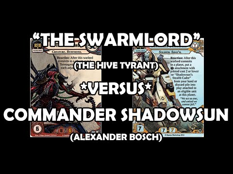 "The Swarmlord" versus Commander Shadowsun - Warhammer 40,000: Conquest