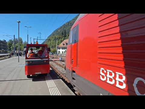Ifahrt vom IC61 us Basel SBB in Interlaken OST 