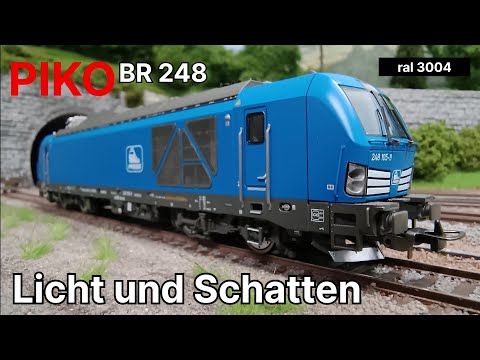BR 248 Vectron Dual Mode der Press mit ESU Loksound 5. Neuheit von Piko 2025. Modellbahn H0.