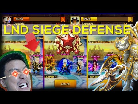 JAGER G3 SIEGE BATTLE DEFENSE VS Zenith and Area69 - isengdudegame Summoners War