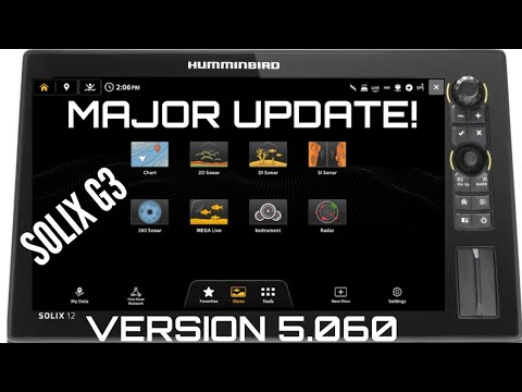 How to Update Humminbird Solix G3 & Apex to Version 5.060
