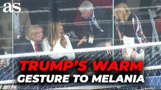 Trump's SWEET GESTURE toward MELANIA at the FREEDOM 250
