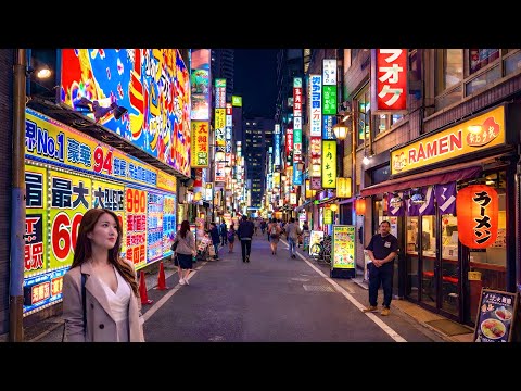 Tokyo, Japan 🇯🇵 | Red Light District - Shinjuku Kabukicho 歌舞伎町散歩 To Shibugia 渋谷区- 4K Walking Tour
