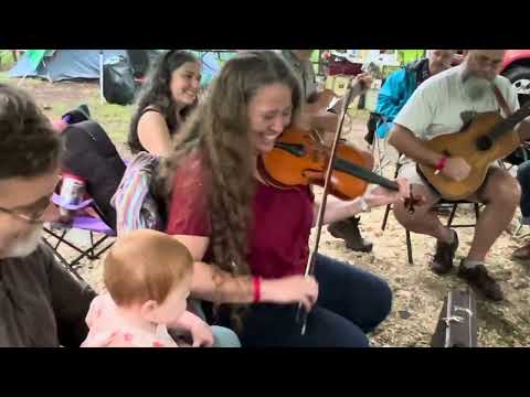 Clifftop 2023 -Sarah Armstrong - Aisha Ivey & FSU Students with extended Florida family jam