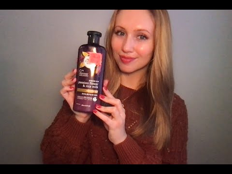 ASMR - Washing My Hair - Sudsy Sounds - Tapping - Whispers