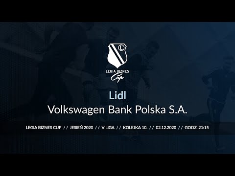 Skrót spotkania Lidl - Volkswagen Bank Polska S.A. ( Legia Biznes Cup Jesień 2020 )
