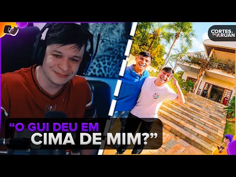 ARUAN REAGE: TROUXE O ARUAN PRA CONHECER A NOSSA CASA NOVA !! (GUI NOBRE) - Cortes do Aruan