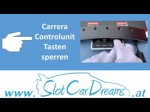 Carrera Controlunit Tasten sperren