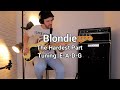Blondie - The Hardest Part bass cover (with tab)