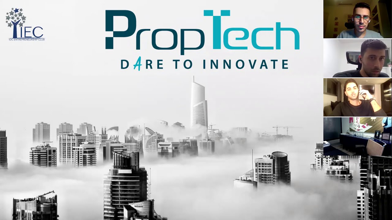 אסף טוכמאייר, הבעלים של Israel Canada וחברת Livestone, בהרצאה לסטודנטים על תחום ה- Proptech